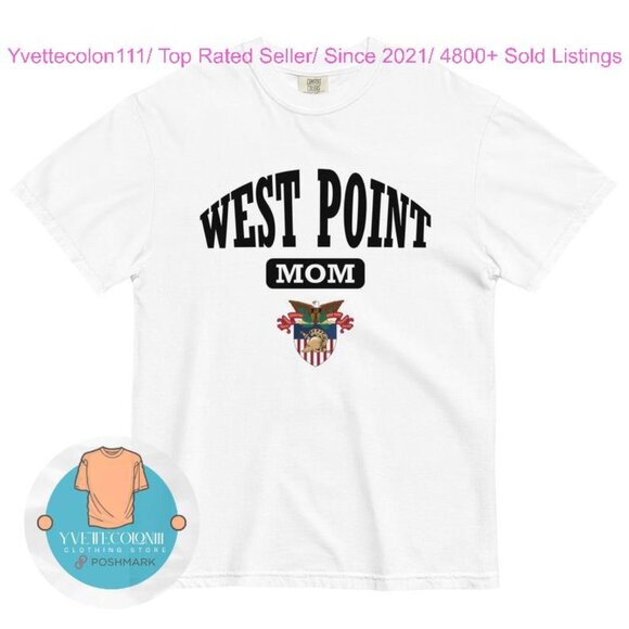 West Point Mom T With USMA Crest sweatshirt shirt - Picture 1 of 3